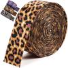 PECMER 1.5 Inch Webbing Leopard Print 6 Yards Polycotton Webbing for Sewing Bag Purse Handles Straps 1 1/2 Inch view 1