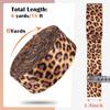 PECMER 1.5 Inch Webbing Leopard Print 6 Yards Polycotton Webbing for Sewing Bag Purse Handles Straps 1 1/2 Inch view 2