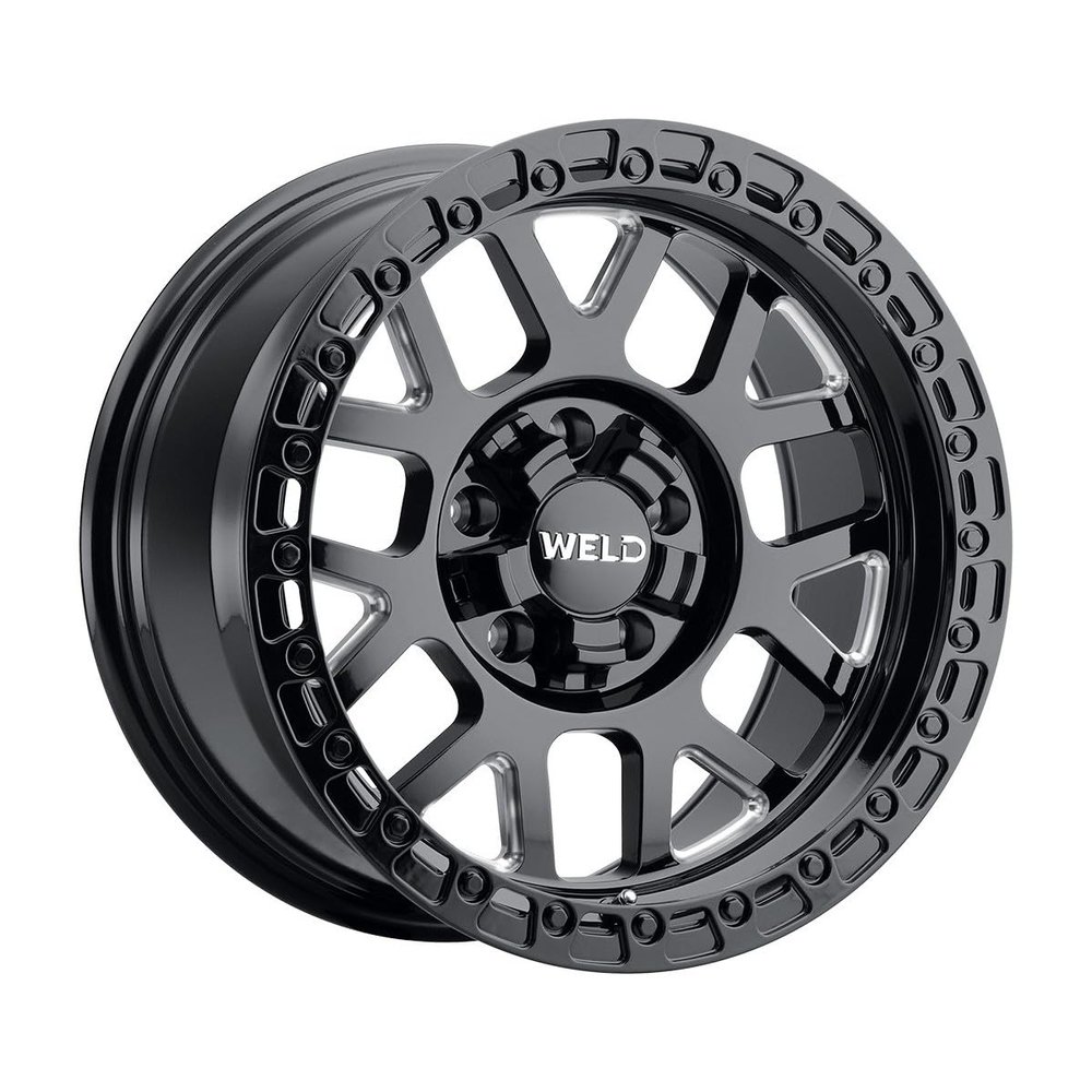 WELD RACING - Off-Road W105 17X9.0 Cinch 6X135 6X139.7 ET00 BS5.00 Gloss Black MIL 106.1 (W10579098500)