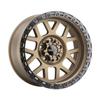 WELD RACING Cinch W115 17" Off-Road Wheel Compatible with F150, Silverado, 6x135 6x139.7 ET00 BS5.00 Satin Bronze/Satin Black - W11579098500 view 1