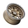 WELD RACING Cinch W115 17" Off-Road Wheel Compatible with F150, Silverado, 6x135 6x139.7 ET00 BS5.00 Satin Bronze/Satin Black - W11579098500 view 3