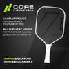 CORE Carbon Fiber Pickleball Paddle MX-1000 with Cover 16mm - USAPA Approved - Cushioned Comfort Grip with Honeycomb Polymer - Superior Spin Control - Beginners & Intermediate Players view 2