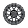 WELD RACING Cinch W104 17" Off-Road Wheel Compatible with F150, Silverado, 6x135 6x139.7 ET-12 BS4.50 Satin Black/Gloss Black - W10479098450 view 2