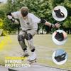 AIDY-PRO Roller Skate Pads Adult Knee And Elbow Pads For Roller Skating, Wrist Guards Skateboarding Protective Gear Adult Knee Pads For Men Women Skating Pads L view 2