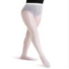 Capezio Ultra Shimmery Tight - Girls, White, Medium view 2