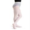 Capezio Ultra Shimmery Tight - Girls, White, Medium view 3