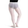Capezio Ultra Shimmery Tight - Girls, White, Medium view 4