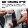 TuffWraps 16" Wrist Straps for Gym - No Thumb Loops - Powerlifting, Weightlifting, and Bench Press Support - Durable Wrist Straps Gym Accessory for Enhanced Wrist Support view 4