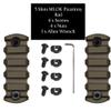 Gotical Combo - 2Pcs 5-Slot MLOK & Mount Kit-Push Button with Set of Screws & Allen Wrench (5 Slots Only) view 3
