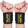 TuffWraps 16" Wrist Straps for Gym - No Thumb Loops - Powerlifting, Weightlifting, and Bench Press Support - Durable Wrist Straps Gym Accessory for Enhanced Wrist Support view 1