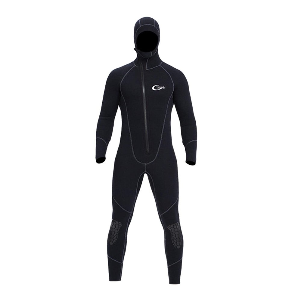 Amagogo Mens Wetsuits Jumpsuit Full Body Neoprene 5mm Keep Warm for Snorkeling, XXL