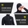 Amagogo Mens Wetsuits Jumpsuit Full Body Neoprene 5mm Keep Warm for Snorkeling, XXL view 4