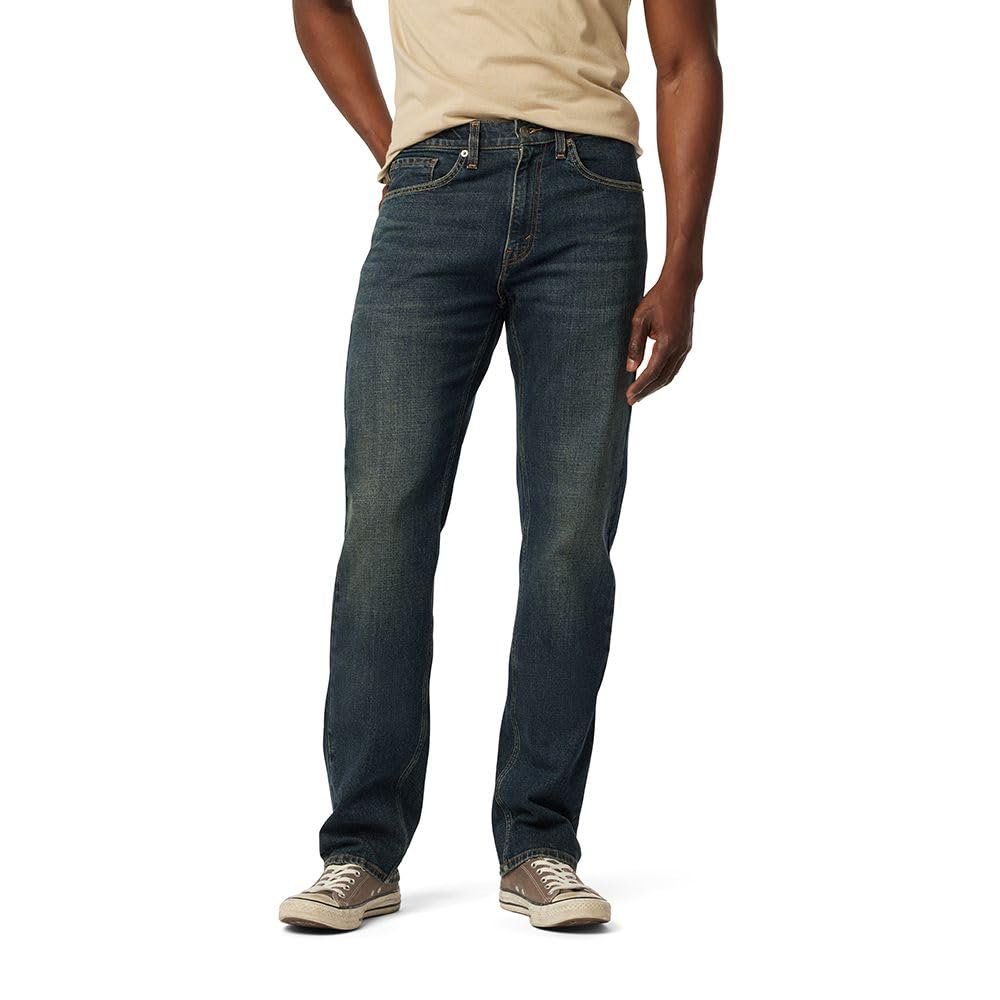 LEVI STRAUSS SIGNATURE Gold Men's Regular Fit Flex Jeans