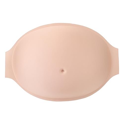 ZJchao Fake Pregnancy Belly, Empty Fake Padded Pregnancy Belly Cosplay Belly Rectangular Breathable Lightweight Artificial Pregnant Tummy for Props Costumes Cosplay Performance Maternity
