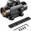 Gotical Ruger 10/22 Weaver and 3/8" Dovetail Mount Dovetail Predrilled Receiver Ruger Rail Mount Adapter (Rail & Red/Green Dot Sight) view 1
