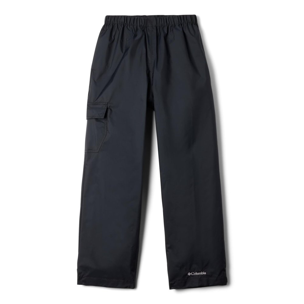 Columbia Youth Cypress Brook III Waterproof Rain Pant, Black, Small