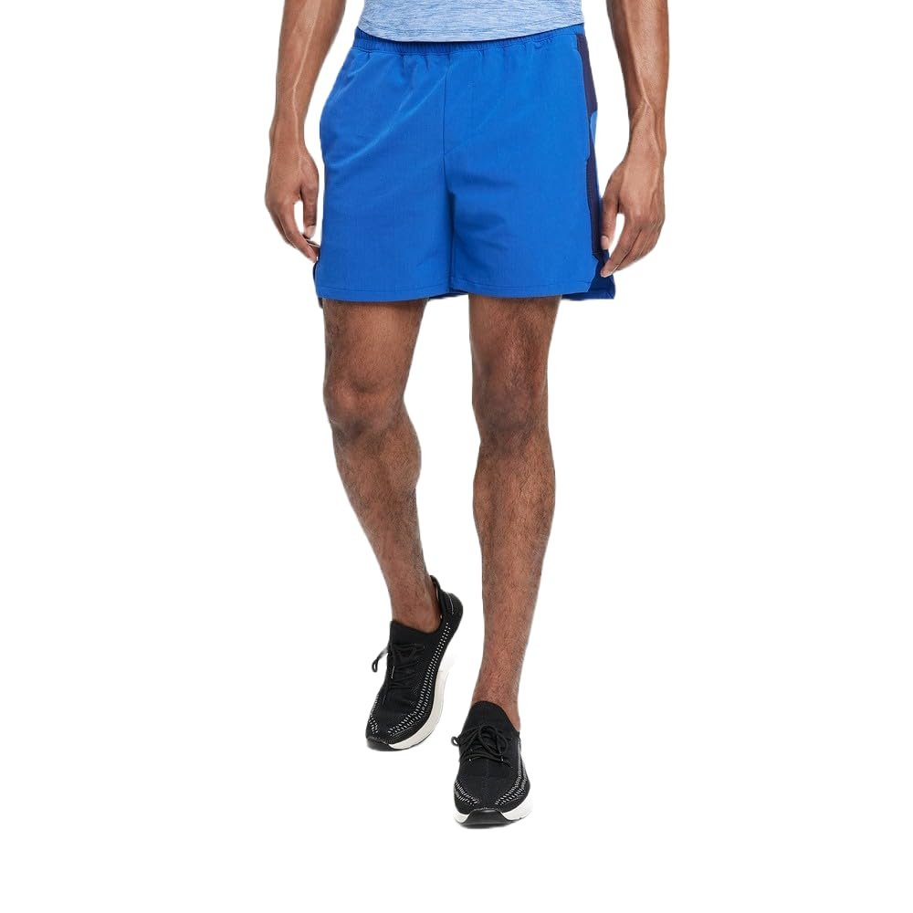 All in Motion Men's Trail Shorts 6" - (US, Alpha, XX-Large, Regular, Regular, Blue)