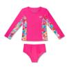 Speedo Girl's Uv Swim Shirt Long Sleeve Rashguard Set view 1