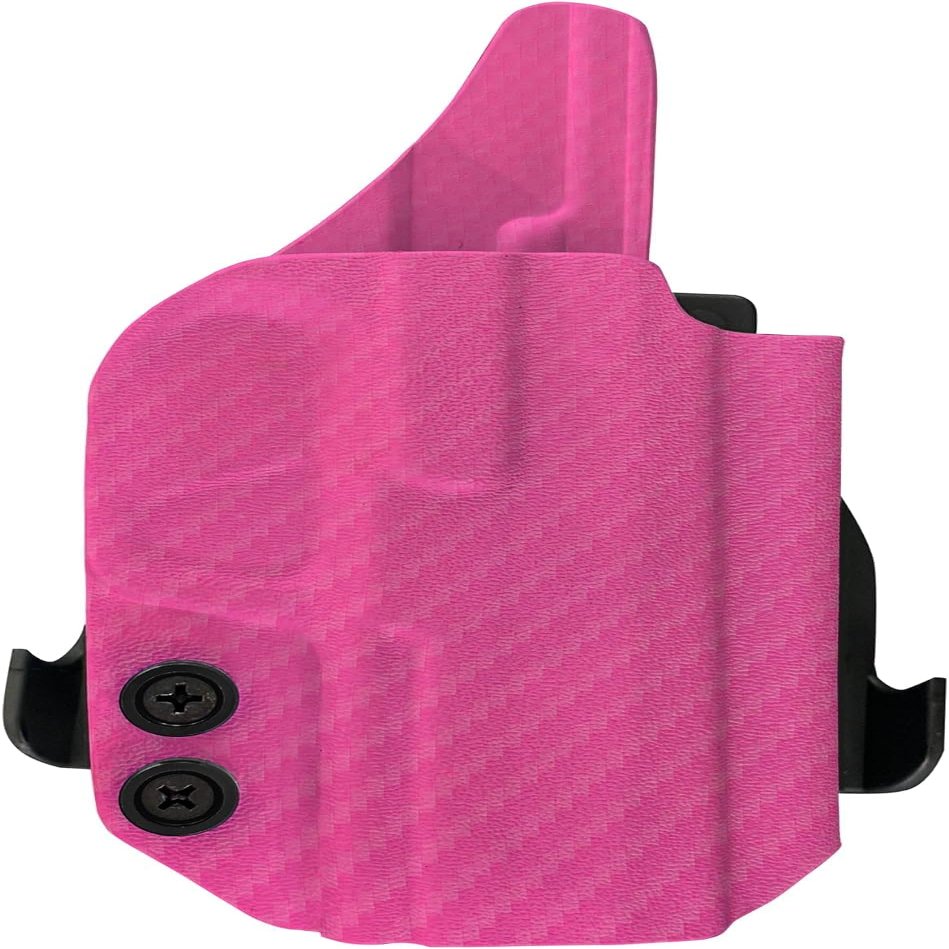 HolsterBuilder OWB Paddle, Durable & Lightweight Kydex Holster Attachment, USA Made Concealed Carry Holster Paddle for Men & Women