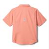 Columbia Boys PFG Tamiami Short Sleeve Shirt, Faded Peach, Large view 2