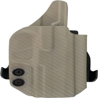 HolsterBuilder OWB Paddle, Durable & Lightweight Kydex Holster Attachment, USA Made Concealed Carry Holster Paddle for Men & Women