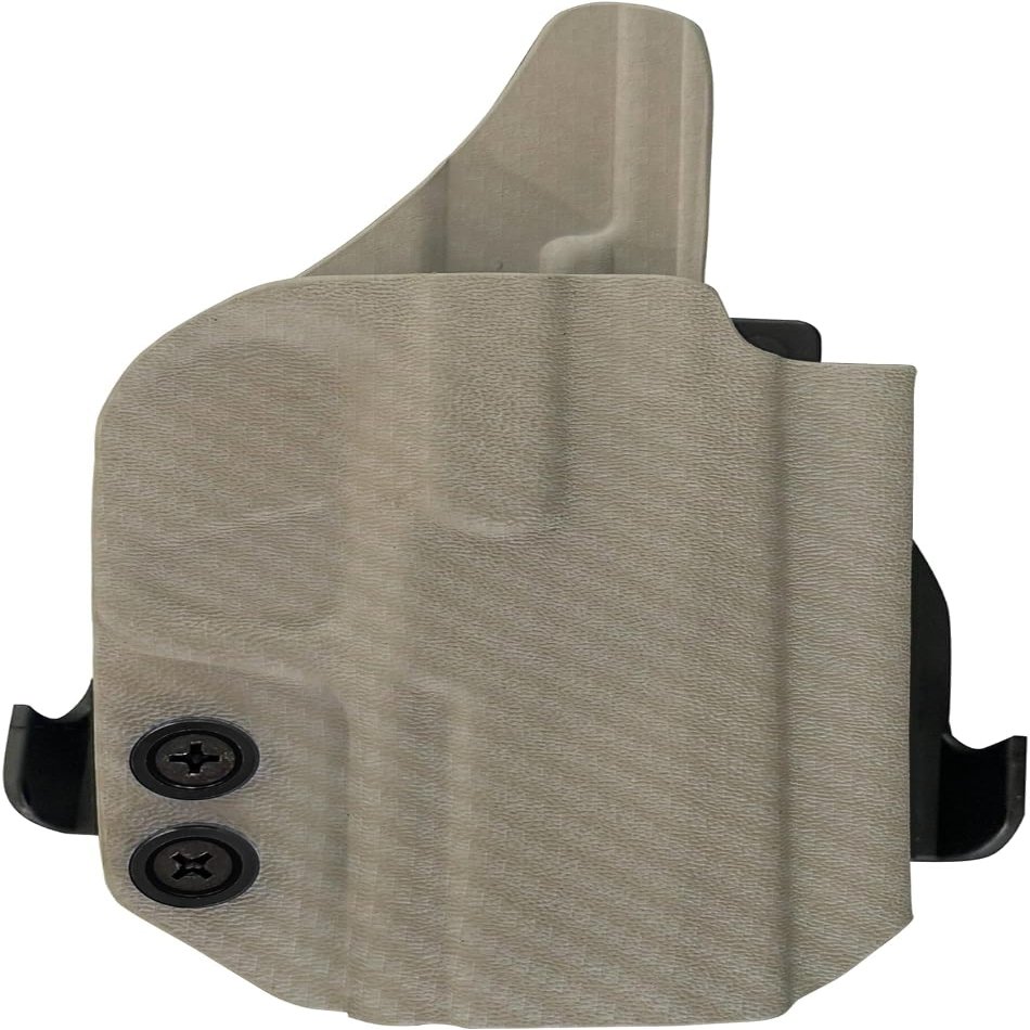 HolsterBuilder OWB Paddle, Durable & Lightweight Kydex Holster Attachment, USA Made Concealed Carry Holster Paddle for Men & Women