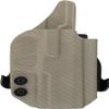 HolsterBuilder OWB Paddle, Durable & Lightweight Kydex Holster Attachment, USA Made Concealed Carry Holster Paddle for Men & Women view 1