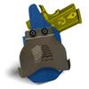 HolsterBuilder OWB Paddle - Holster Replacement Paddle - USA Made Holster Attachment for Men & Women view 2