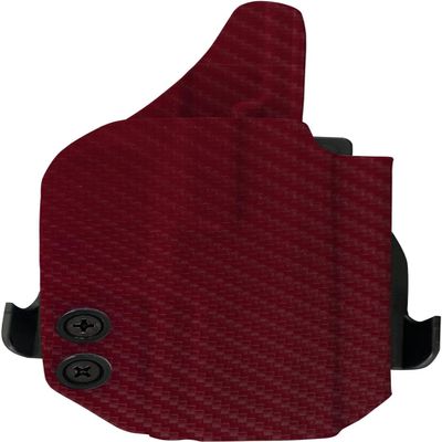 HolsterBuilder OWB Paddle, Durable & Lightweight Kydex Holster Attachment, USA Made Concealed Carry Holster Paddle for Men & Women