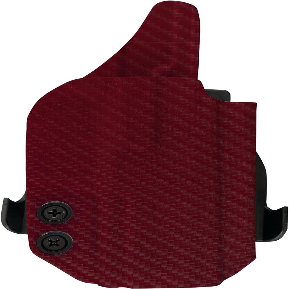 HolsterBuilder OWB Paddle, Durable & Lightweight Kydex Holster Attachment, USA Made Concealed Carry Holster Paddle for Men & Women
