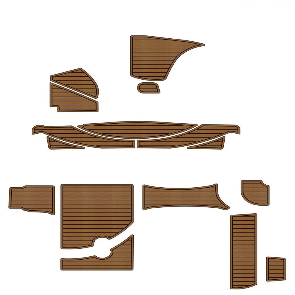 Algasan Boat EVA Faux Teak Decking Floor Compatible with 1999 Maxum 3000 SCR Swim Platform Cockpit Pad Boat EVA Faux Foam Teak Deck Floor