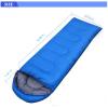 Winter Sleeping Bag Large Wide Sleeping Bag Camping Hiking Trips Warm Cool Weather Lightweight and Waterproof with Compression Bag Camping Hiking Essentials Sleep Accessories ( Color : Green , Size : view 2