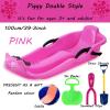 Two-Handle Children's Sledges, Frost-Resistant and Wear-Resistant Sledges, Two-Person Padded Sledges, Sledges with Backrests view 2