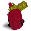 HolsterBuilder OWB Paddle, Durable & Lightweight Holster Attachment, USA Made Concealed Carry Holster Paddle for Men & Women view 4