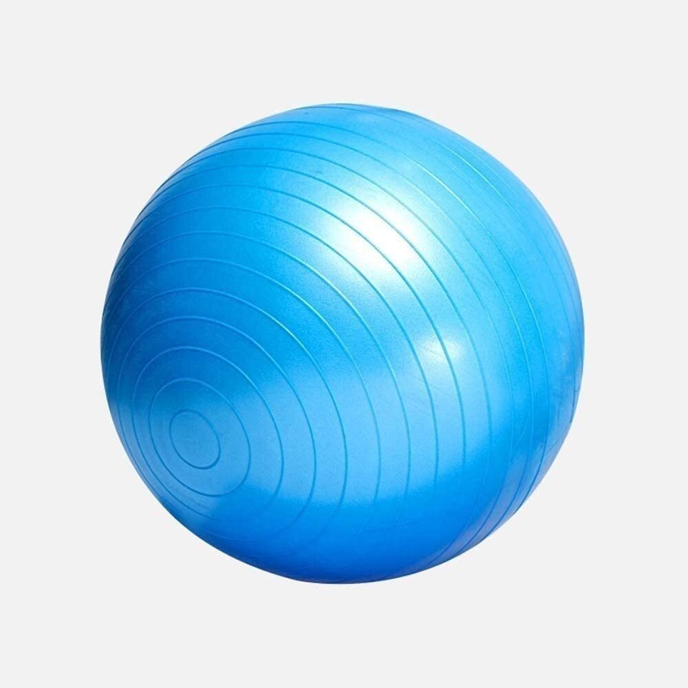 MDybf Fitness Ball Yoga Ball Stabilizing Birth Ball Pilates Fitness Shaping Balance Training Childbirth Assistance Ball (Color : Blue, Size : 75cm)