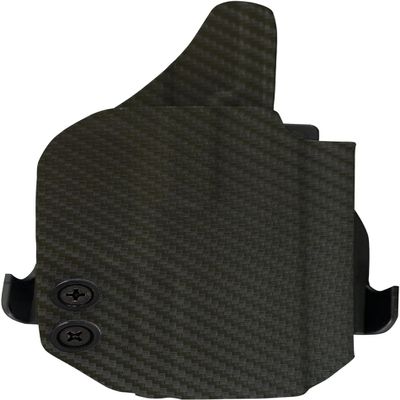 HolsterBuilder OWB Paddle, Durable & Lightweight Kydex Holster Attachment, USA Made Concealed Carry Holster Paddle for Men & Women