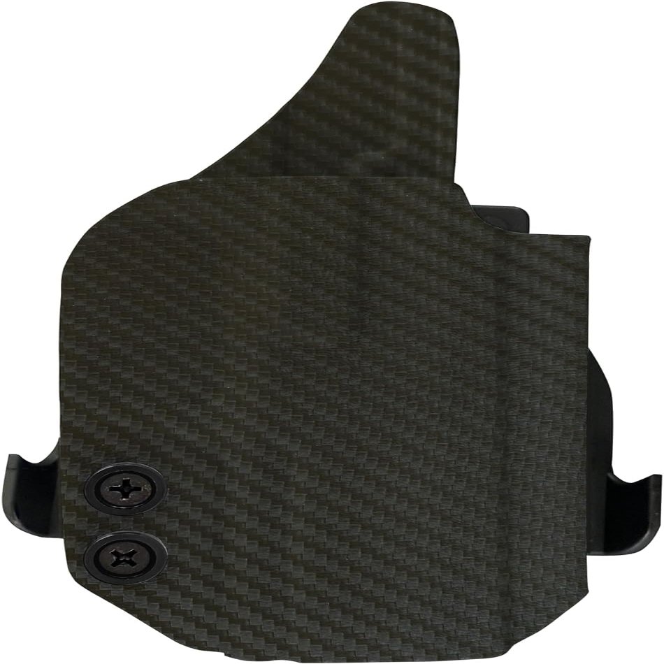 HolsterBuilder OWB Paddle, Durable & Lightweight Kydex Holster Attachment, USA Made Concealed Carry Holster Paddle for Men & Women