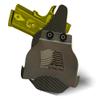 HolsterBuilder OWB Paddle, Durable & Lightweight Kydex Holster Attachment, USA Made Concealed Carry Holster Paddle for Men & Women view 2