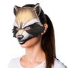LOGOFUN Halloween Raccoon Mask Cute Animal Mask Realistic Raccoon Mask for Halloween Cosplay Party Accessories view 3