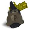 HolsterBuilder OWB Paddle, Durable & Lightweight Holster Attachment, USA Made Concealed Carry Holster Paddle for Men & Women view 4