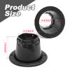 CADUFUELLY Transom Steering Wires Boot Protect Fuel Lines Diameter 4 2/5" Marine Steering Cable Boot Protector Standard Transom Motor Well Rigging Boot with Cable Tie Universal Fit for Yacht view 3