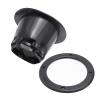 CADUFUELLY Transom Steering Wires Boot Protect Fuel Lines Diameter 4 2/5" Marine Steering Cable Boot Protector Standard Transom Motor Well Rigging Boot with Cable Tie Universal Fit for Yacht view 4