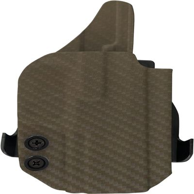 HolsterBuilder OWB Paddle, Durable & Lightweight Kydex Holster Attachment, USA Made Concealed Carry Holster Paddle for Men & Women