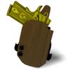 HolsterBuilder OWB Paddle, Durable & Lightweight Kydex Holster Attachment, USA Made Concealed Carry Holster Paddle for Men & Women view 3