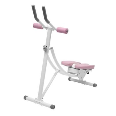 YINZINR Ab Workout Machine with LCD Monitor, Foldable Sit Up Bench Core Abdominal Trainer, Multifunction Home Gym Equipment for Leg,Thighs,Buttocks,Rodeo,Sit-up Exercise