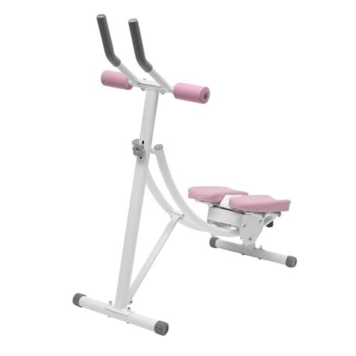 YINZINR Ab Workout Machine with LCD Monitor, Foldable Sit Up Bench Core Abdominal Trainer, Multifunction Home Gym Equipment for Leg,Thighs,Buttocks,Rodeo,Sit-up Exercise