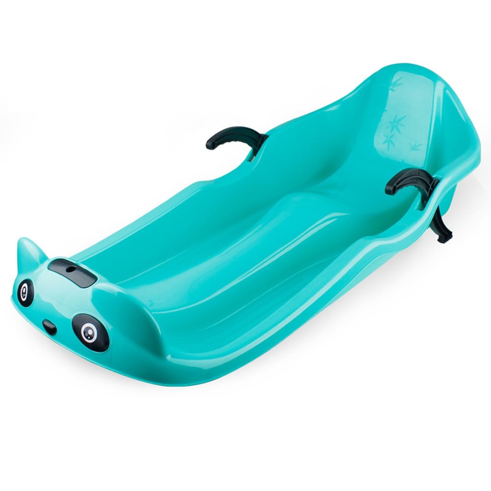 Snow Sledge Kids Double,Snow Sledge with Backrest,Plastic Snow Sled,Plastic Sleds for Sand,Snow Sledge Board