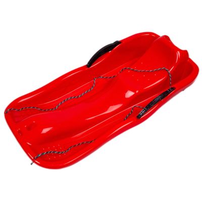 Children's Sledge, Thickened Double Sledge, Multi-Coloured Sledges, Snow Sledge with Backrest