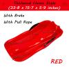 Children's Sledge, Thickened Double Sledge, Multi-Coloured Sledges, Snow Sledge with Backrest view 2