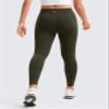 CRZ YOGA Girls Butterluxe Crossover Leggings Olive Green XX-Large view 3